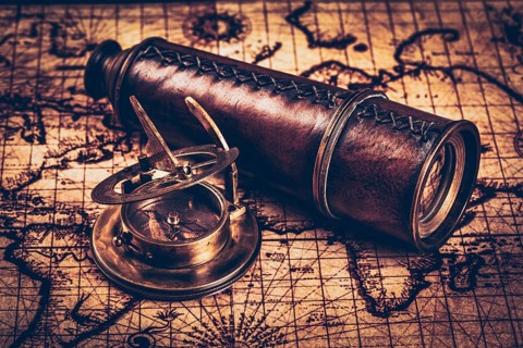 Travel geography navigation concept background