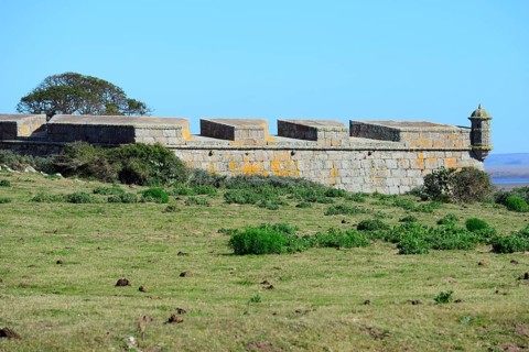 Fortress wall of the Fortaleza de Santa Teresa