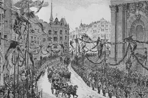 Empfang von Kaiser Wilhelm II. In der Stadt London