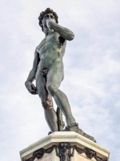 Statue of David in Piazzale Michelangelo