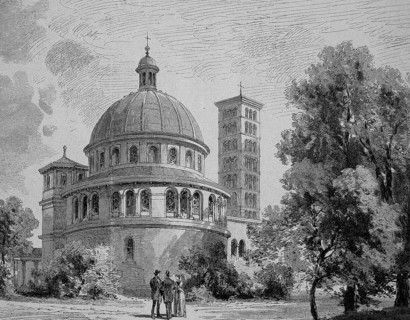 Das Mausoleum von Potsdam im Jahre 1880