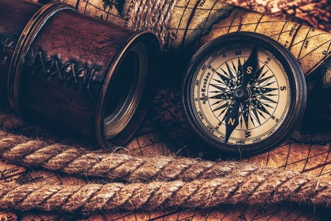 Travel geography navigation concept background
