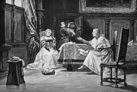 Anne Boleyn and Cardinal Bolsen