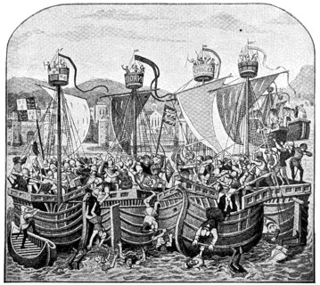 The naval battle of Sluis