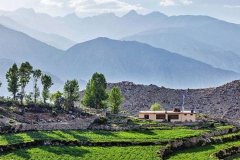 Nako village in Himalayas