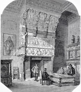 Fireplace in the Wedding Room of the Stadhuis