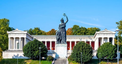 Bavaria Statue and Hall of Fame at Theresienwiese