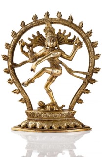 Bronze statue of indian hindu god Shiva Nataraja