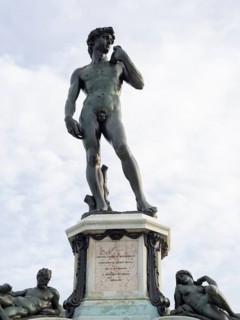 Statue of David in Piazzale Michelangelo