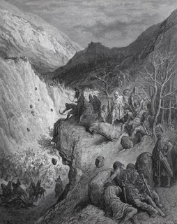 Crusader army is ambushed by Turks