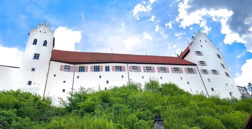 View from city side of Hohes Schloss Fuessen