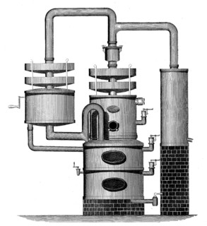 Machine for the production of ethanol