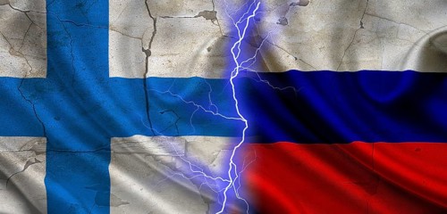 Flag of Russia vs Finland