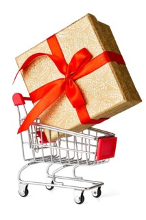 Gift shopping concept