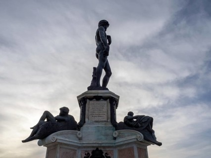 Statue of David in Piazzale Michelangelo