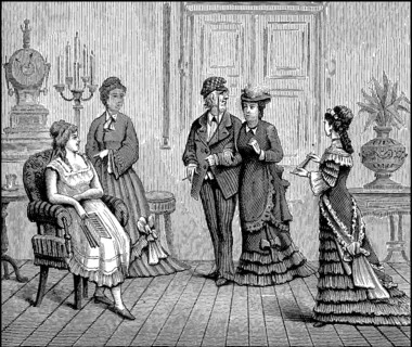 Scene from a Mormon home