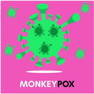 Monkeypox virus illustration