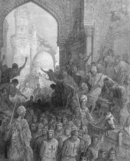 Captured Knights Templar in Cairo