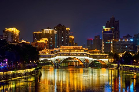 Famous landmark of Chengdu