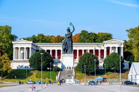 Bavaria Statue and Hall of Fame at Theresienwiese