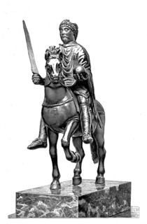 Charlemagne in youthful age