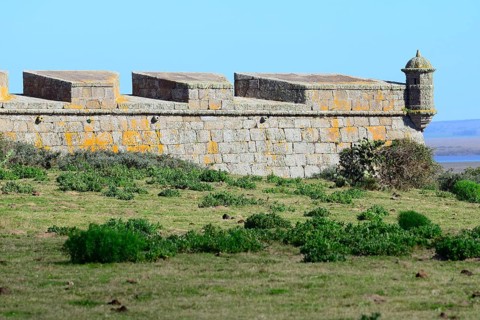 Fortress wall of the Fortaleza de Santa Teresa