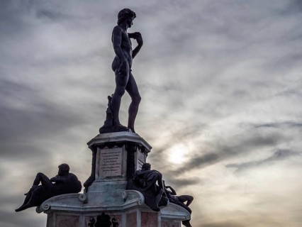 Statue of David in Piazzale Michelangelo