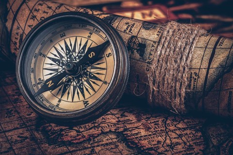 Travel geography navigation concept background