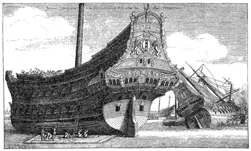 Merchant ship of the Dutch East India Company of the 17th . century