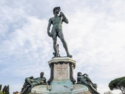 Statue of David in Piazzale Michelangelo