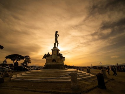 Statue of David in Piazzale Michelangelo