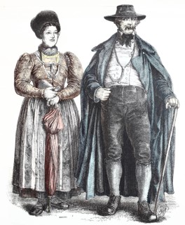 Folk traditional costume