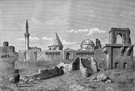 Ruins of the palace of the Seljuk sultans at Konia