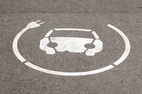 Charging station for electric car