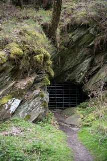 Old gallery in the Eifel National Park