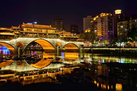 Famous landmark of Chengdu