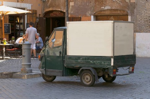 Strasse im Zentrum von Trastevere