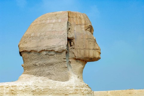Profile of Head of Sphinx of Giza