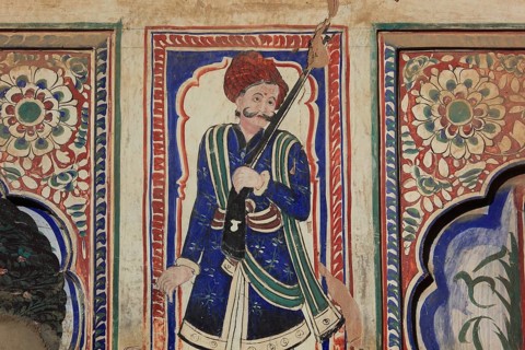 In a haveli in the old town of Nawalgarh