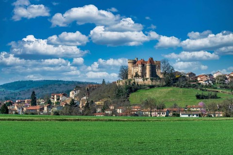 Paulhac castle near Brioude