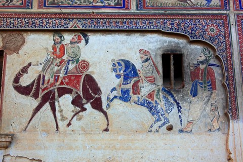 In the old town of Nawalgarh