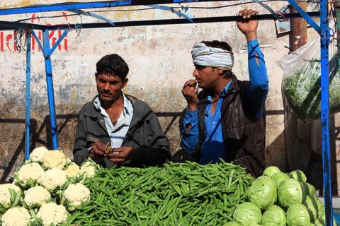 In the old town of Nawalgarh