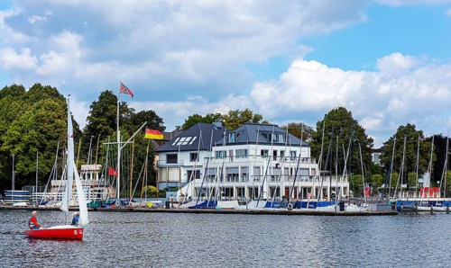 Jetty on the Aussenalster