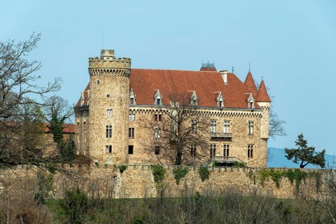 Paulhac castle near Brioude