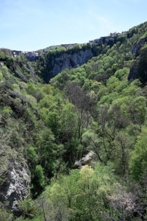 Zipline over the Pazin Gorge. Pazin