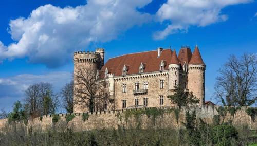 Paulhac castle near Brioude