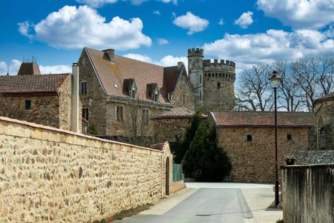 Paulhac castle near Brioude