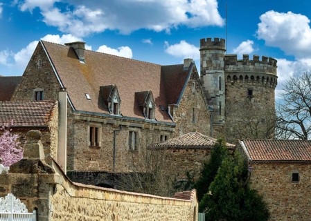 Paulhac castle near Brioude