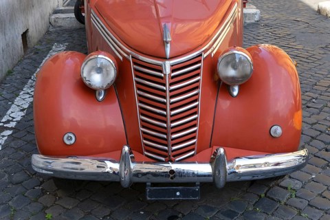Fiat 500 Topolino Oldtimer in Trastevere