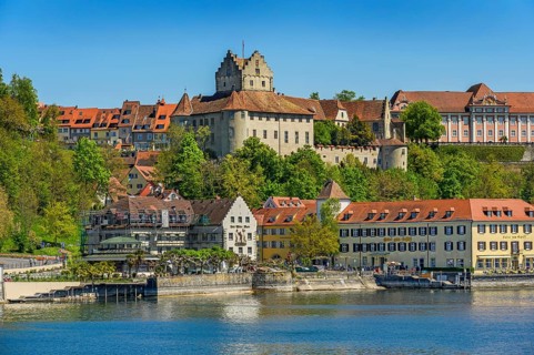 On the left the castle